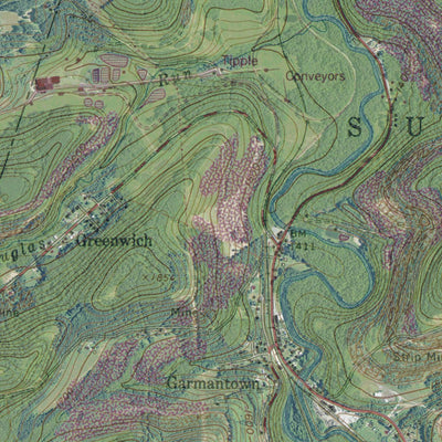 Western Michigan University PA-BARNESBORO: GeoChange 1958-2013 digital map