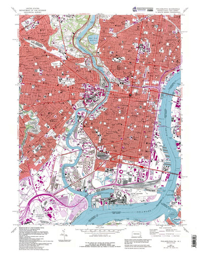 Western Michigan University PA-NJ-Philadelphia: Authoritative US Topos 1967 digital map