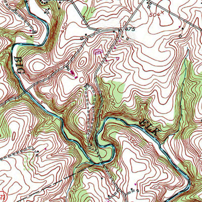 Western Michigan University PA-Oxford: Authoritative US Topos 1992 digital map