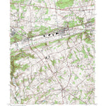 Western Michigan University PA-Parkesburg: Authoritative US Topos 1953 digital map