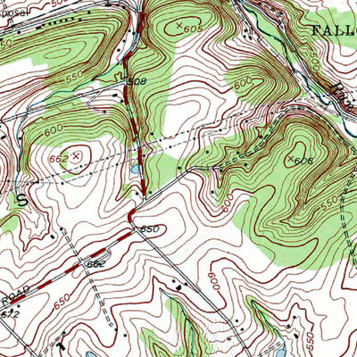 Western Michigan University PA-Parkesburg: Authoritative US Topos 1953 digital map