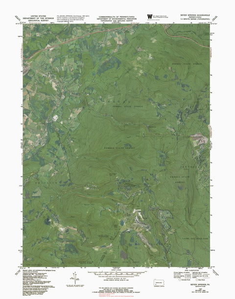 Western Michigan University PA-SEVEN SPRINGS: GeoChange 1967-2013 digital map