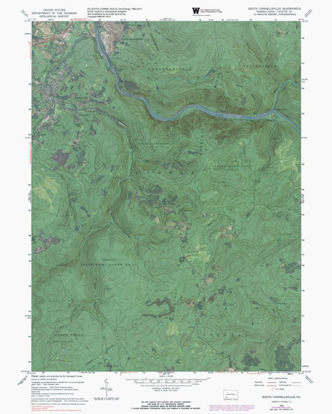 Western Michigan University PA-SOUTH CONNELLSVILLE: GeoChange 1962-2013 digital map