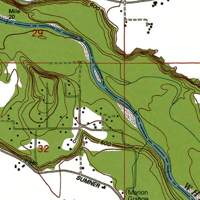 Western Michigan University WA-Buckley: Authoritative US Topos 1993 digital map