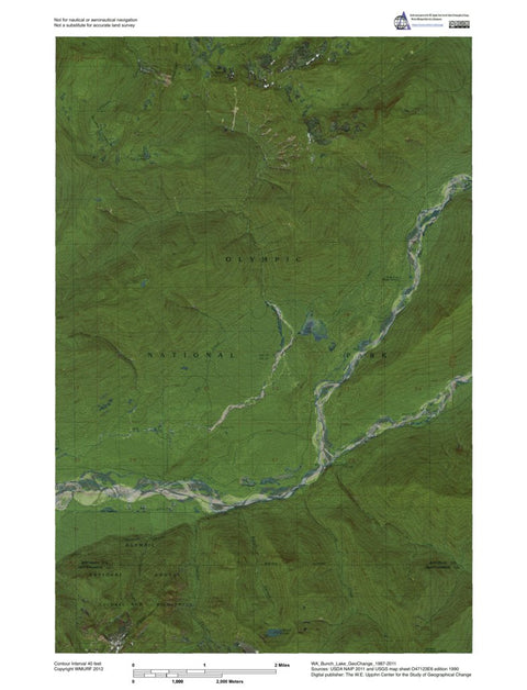 Western Michigan University WA-Bunch Lake: GeoChange 1987-2011 digital map