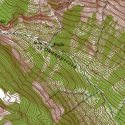 Western Michigan University WA-Chinook Pass: Authoritative US Topos 1971 digital map