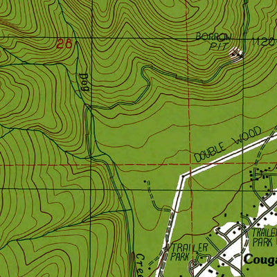 Western Michigan University WA-Cougar: Authoritative US Topos 1983 digital map