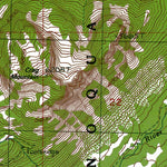 Western Michigan University WA-Cougar Lake: Authoritative US Topos 1988 digital map