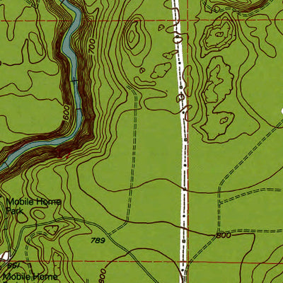 Western Michigan University WA-Cumberland: Authoritative US Topos 1993 digital map