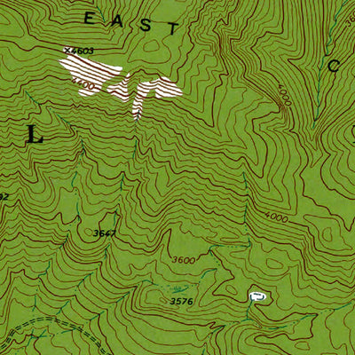 Western Michigan University WA-East Canyon Ridge: Authoritative US Topos 1970 digital map