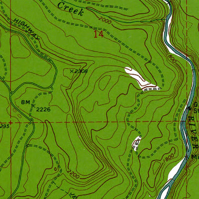 Western Michigan University WA-Glenwood: Authoritative US Topos 1970 digital map