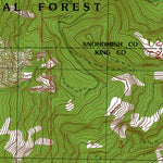 Western Michigan University WA-Gold Bar: Authoritative US Topos 1989 digital map
