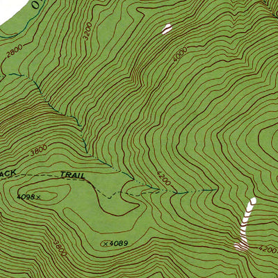 Western Michigan University WA-Green Mountain: Authoritative US Topos 1970 digital map