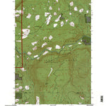 Western Michigan University WA-Greenhorn Buttes: Authoritative US Topos 1994 digital map