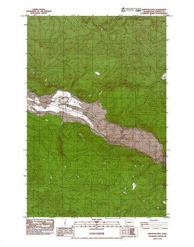 Western Michigan University WA-Hoffstadt Mtn: Authoritative US Topos 1983 digital map