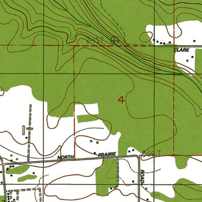 Western Michigan University WA-Jackson Prairie: Authoritative US Topos 1985 digital map