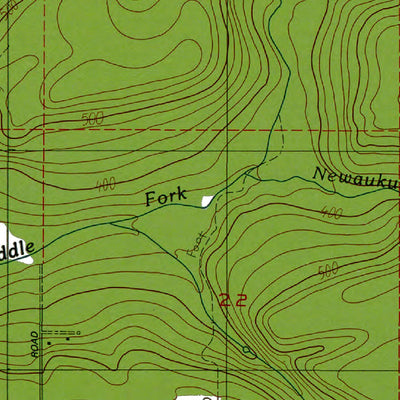 Western Michigan University WA-Jackson Prairie: Authoritative US Topos 1985 digital map