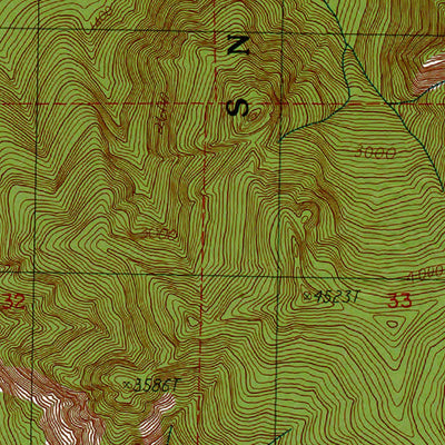 Western Michigan University WA-Lake Philippa: Authoritative US Topos 1989 digital map