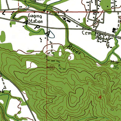 Western Michigan University WA-Lebam: Authoritative US Topos 1986 digital map