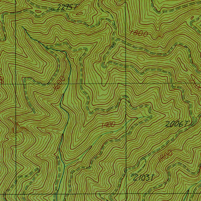 Western Michigan University WA-Lighning Peak: Authoritative US Topos 1990 digital map