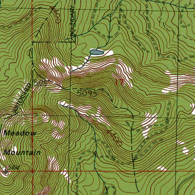 Western Michigan University WA-Lost Lake: Authoritative US Topos 1989 digital map