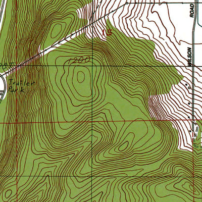 Western Michigan University WA-Mayfield Lake: Authoritative US Topos 1984 digital map