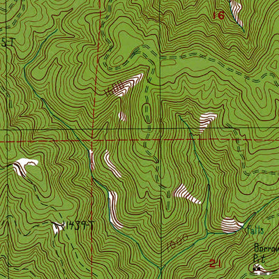 Western Michigan University WA-Menlo: Authoritative US Topos 1986 digital map