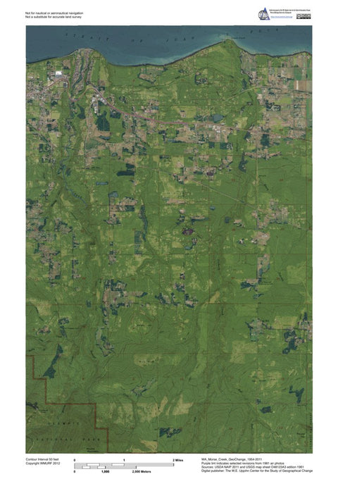 Western Michigan University WA-Morse Creek: GeoChange 1954-2011 digital map
