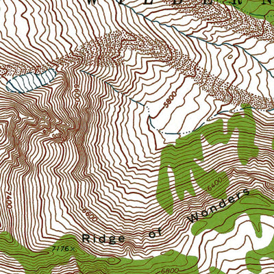 Western Michigan University WA-Mount Adams East: Authoritative US Topos 1970 digital map
