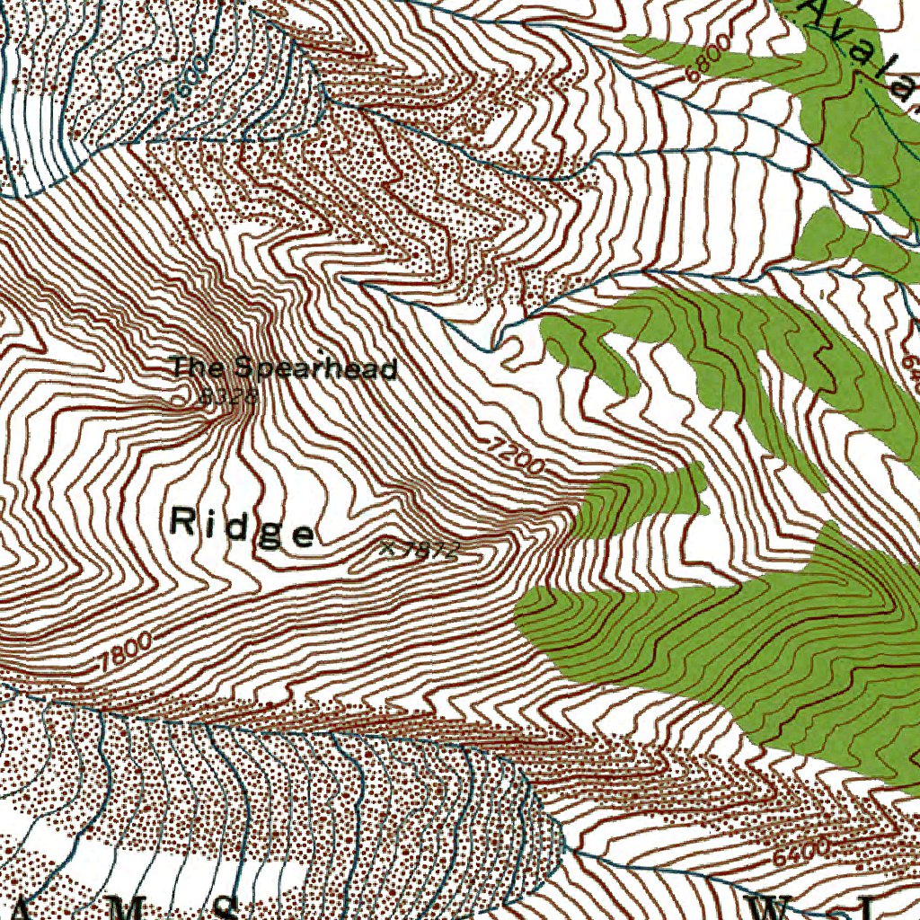 WA-Mount Adams East: Authoritative US Topos 1970 Map by Western ...