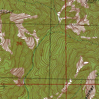 Western Michigan University WA-Mount Clifty: Authoritative US Topos 1989 digital map
