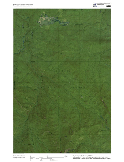 Western Michigan University WA-Mount Zion: GeoChange 1987-2011 digital map