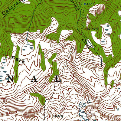Western Michigan University WA-Mowich Lake: Authoritative US Topos 1971 digital map