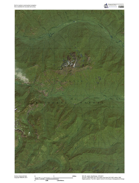 Western Michigan University WA-Mt Jupiter: GeoChange 1979-2011 digital map