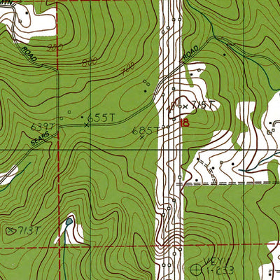 Western Michigan University WA-Napavine: Authoritative US Topos 1985 digital map