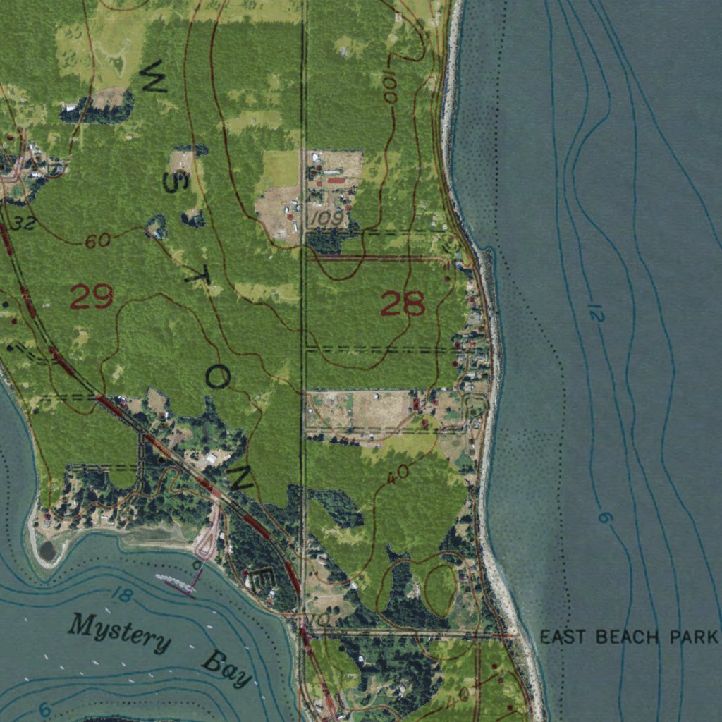 WA-Nordland: GeoChange 1951-2011 map by Western Michigan University ...