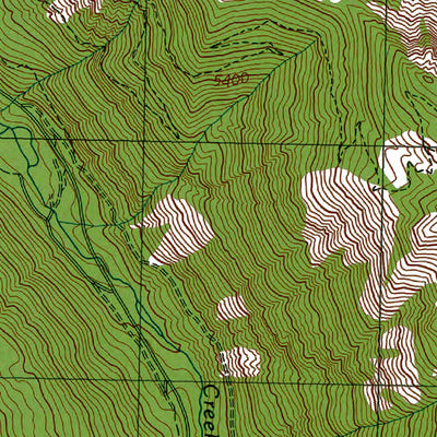 Western Michigan University WA-Norse Peak: Authoritative US Topos 1988 digital map