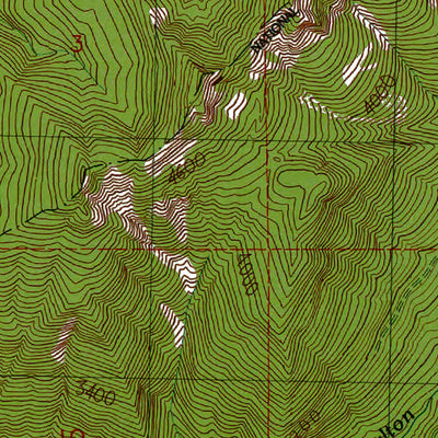 Western Michigan University WA-Ohanapecosh Hot Springs: Authoritative US Topos 1989 digital map