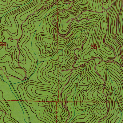Western Michigan University WA-Oman Ranch: Authoritative US Topos 1949 digital map
