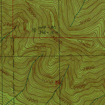Western Michigan University WA-Owl Mountain: Authoritative US Topos 1990 digital map