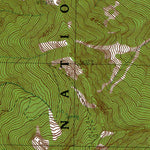 Western Michigan University WA-Packwood: Authoritative US Topos 1989 digital map