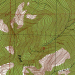 Western Michigan University WA-Polallie Ridge: Authoritative US Topos 1989 digital map