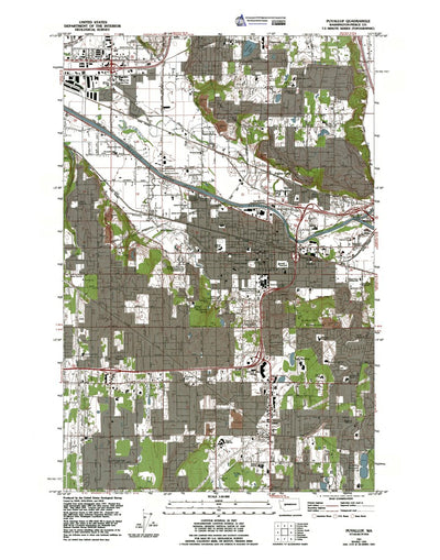 Western Michigan University WA-Puyallup: Authoritative US Topos 1961 digital map