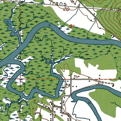 Western Michigan University WA-Raymond: Authoritative US Topos 1986 digital map