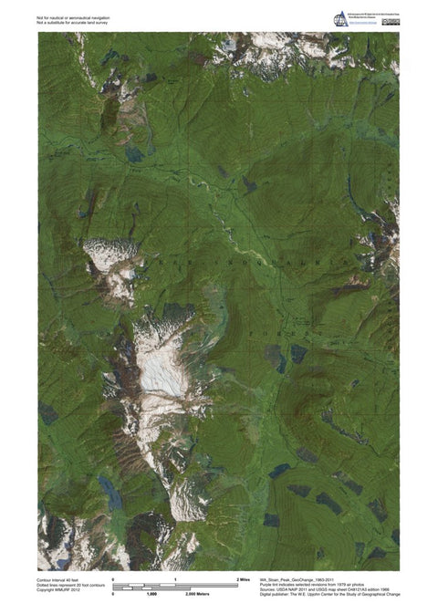 Western Michigan University WA-Sloan Peak: GeoChange 1963-2011 digital map