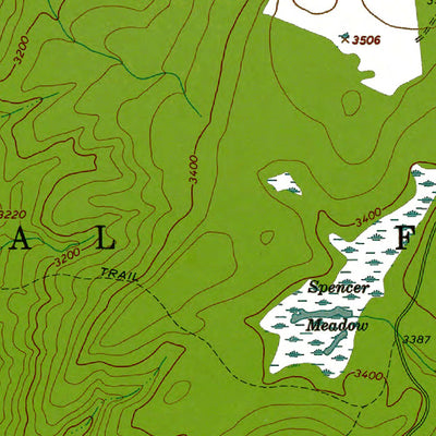 Western Michigan University WA-Spencer Butte: Authoritative US Topos 1965 digital map