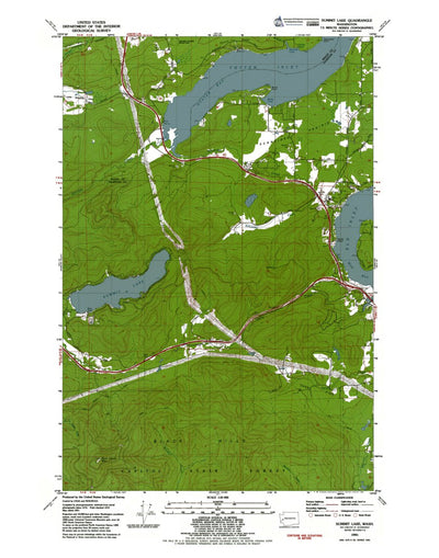 Western Michigan University WA-Summit Lake: Authoritative US Topos 1981 digital map