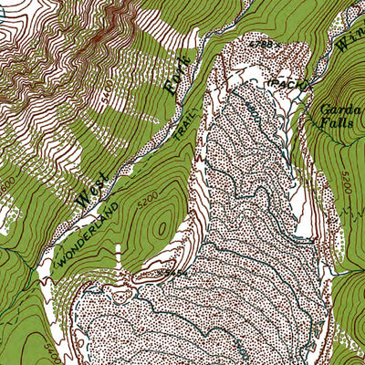 Western Michigan University WA-Sunrise: Authoritative US Topos 1971 digital map
