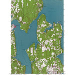 Western Michigan University WA-Suquamish: Authoritative US Topos 1953 digital map