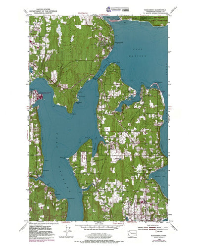 Western Michigan University WA-Suquamish: Authoritative US Topos 1953 digital map